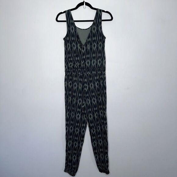 Athleta Women’s Ikat Crossback Tapered Jumpsuit Geometric Size 0 - Picture 3 of 5